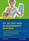 Buchcover Fit in Test und Klassenarbeit – Deutsch. 7./8. Klasse Gymnasium