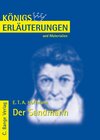 Buchcover Erläuterungen zu E. T. A.  Hoffmann. Der Sandmann