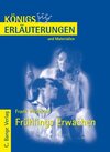 Buchcover Frühlings Erwachen von Wedekind.