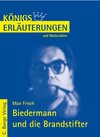 Buchcover Biedermann und die Brandstifter von Frisch