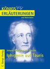 Buchcover Goethe. Iphigenie auf Tauris