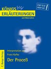 Buchcover Kafka. Der Process