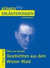 Buchcover Geschichten aus dem Wiener Wald von Ödön Horvath.
