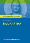 Buchcover Siddhartha von Hermann Hesse.