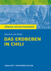 Buchcover Das Erdbeben in Chili von Heinrich von Kleist.