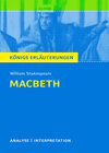 Buchcover Macbeth von William Shakespeare - Textanalyse und Interpretation