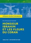 Buchcover Ibrahim et les Fleurs du Coran von Éric-Emmanuel Schmitt Monsieur.