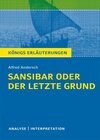 Buchcover Sansibar oder der letzte Grund von Alfred Andersch.