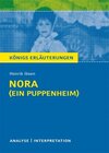 Buchcover Nora (Ein Puppenheim) von Henrik Ibsen.