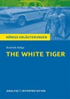 Buchcover The White Tiger von Aravind Adiga.