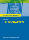 Buchcover Königs Erläuterungen: Halbschatten von Uwe Timm.