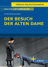 Buchcover Der Besuch der alten Dame von Friedrich Dürrenmatt - Textanalyse und Interpretation