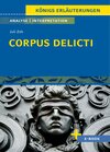 Buchcover Corpus Delicti von Juli Zeh - Textanalyse und Interpretation
