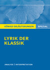 Buchcover Lyrik der Klassik.