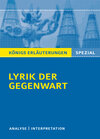 Buchcover Lyrik der Gegenwart.