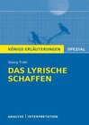 Buchcover Trakl. Das lyrische Schaffen.