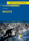 Buchcover Nichts von Janne Teller - Textanalyse und Interpretation