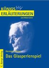 Buchcover Das Glasperlenspiel von Hermann Hesse. Textanalyse und Interpretation.