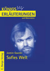 Buchcover Sofies Welt. Textanalyse und Interpretation.