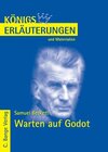 Buchcover Warten auf Godot - Waiting for Godot von Samuel Beckett. Textanalyse und Interpretation.
