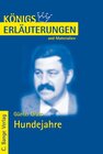 Buchcover Hundejahre von Günter Grass. Textanalyse und Interpretation.