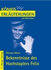 Buchcover Die Bekenntnisse des Hochstaplers Felix Krull von Thomas Mann.