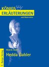 Buchcover Hedda Gabler von Henrik Ibsen. Textanalyse und Interpretation.
