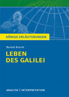 Buchcover Leben des Galilei von Bertolt Brecht. Textanalyse und Interpretation mit ausführlicher Inhaltsangabe und Abituraufgaben 