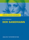 Buchcover Der Sandmann von E.T.A. Hoffmann. Textanalyse und Interpretation mit ausführlicher Inhaltsangabe und Abituraufgaben mit 