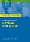 Buchcover Nathan der Weise von Gotthold Ephraim Lessing. Textanalyse und Interpretation mit ausführlicher Inhaltsangabe und Abitur