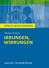 Buchcover Irrungen, Wirrungen von Theodor Fontane. Textanalyse und Interpretation mit ausführlicher Inhaltsangabe und Abituraufgab