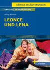 Buchcover Leonce und Lena von Georg Büchner - Textanalyse und Interpretation