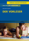 Buchcover Der Vorleser von Bernhard Schlink - Textanalyse und Interpretation