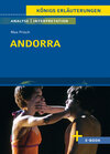 Buchcover Andorra von Max Frisch - Textanalyse und Interpretation