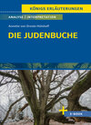 Buchcover Die Judenbuche von Annette von Droste-Hülshoff - Textanalyse und Interpretation