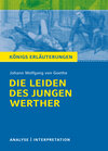 Buchcover Die Leiden des jungen Werther von Johann Wolfgang von Goethe. Königs Erläuterungen.