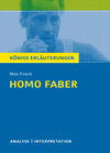 Buchcover Homo faber von Max Frisch. Königs Erläuterungen.