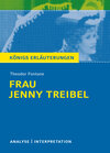 Buchcover Frau Jenny Treibel von Theodor Fontane.