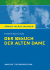 Buchcover Der Besuch der alten Dame von Friedrich Dürrenmatt.