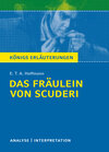 Buchcover Das Fräulein von Scuderi von E.T.A Hoffmann - Textanalyse und Interpretation