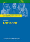 Buchcover Antigone von Sophokles.