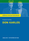 Buchcover Don Karlos von Friedrich Schiller. Königs Erläuterungen.
