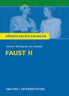 Buchcover Faust II von Johann Wolfgang von Goethe. Königs Erläuterungen.