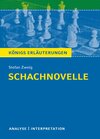 Buchcover Schachnovelle von Stefan Zweig.
