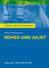 Buchcover Romeo and Juliet - Romeo und Julia von William Shakespeare. Königs Erläuterungen.