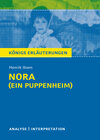 Buchcover Nora (Ein Puppenheim) von Henrik Ibsen.