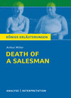 Buchcover Death of a Salesman von Arthur Miller. Königs Erläuterungen.