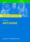 Buchcover Antigone von Sophokles.