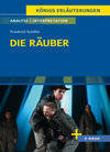 Buchcover Die Räuber von Friedrich Schiller - Textanalyse und Interpretation