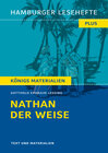 Buchcover Nathan der Weise von Gotthold Ephraim Lessing (Textausgabe)